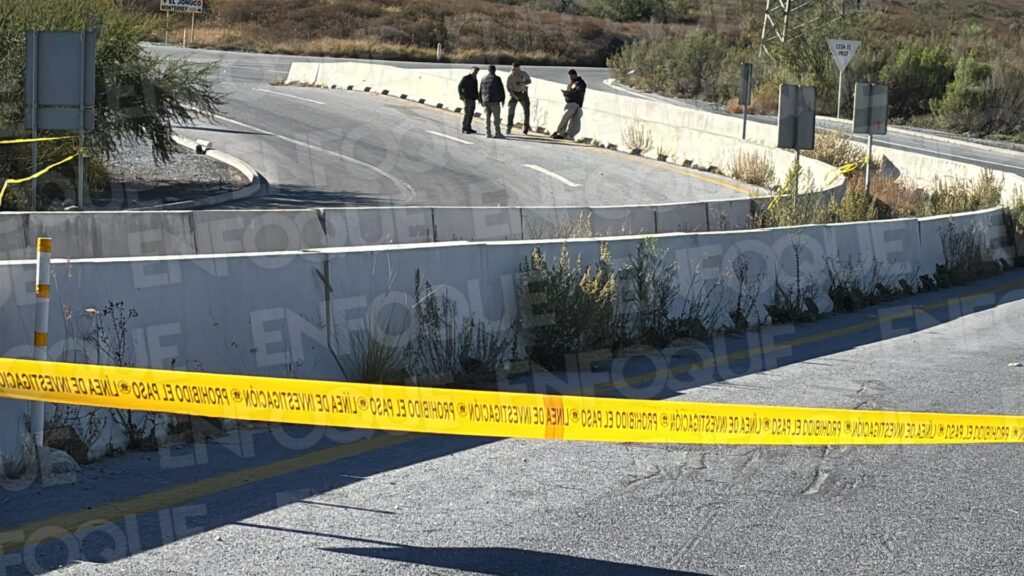 Enfrentamiento entre delincuentes en la autopista a Saltillo