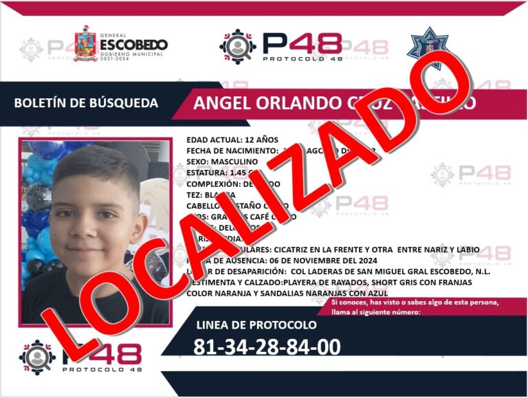 VIDEO | Localizan a menor extraviado en Escobedo