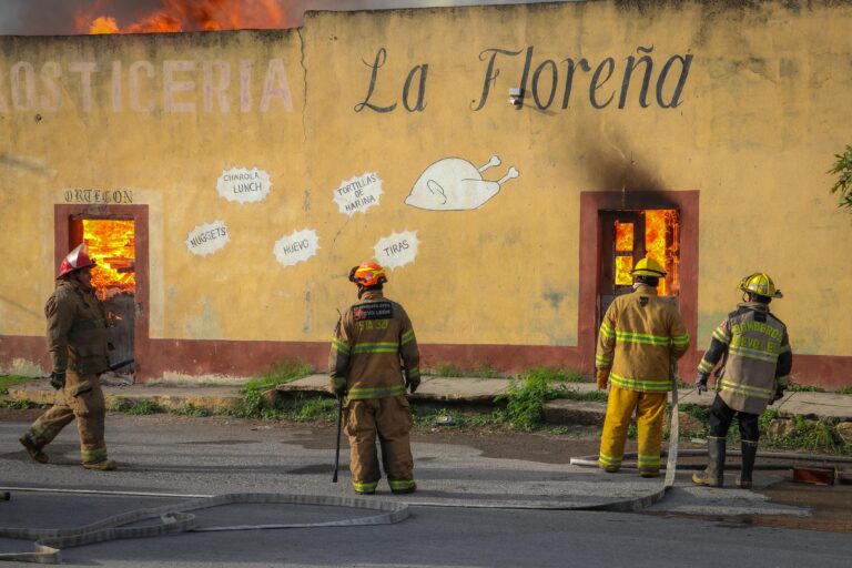 Incendio en La Floreña