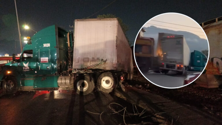 VIDEO | Captan momento donde trailer es embestido por el tren en San Pedro
