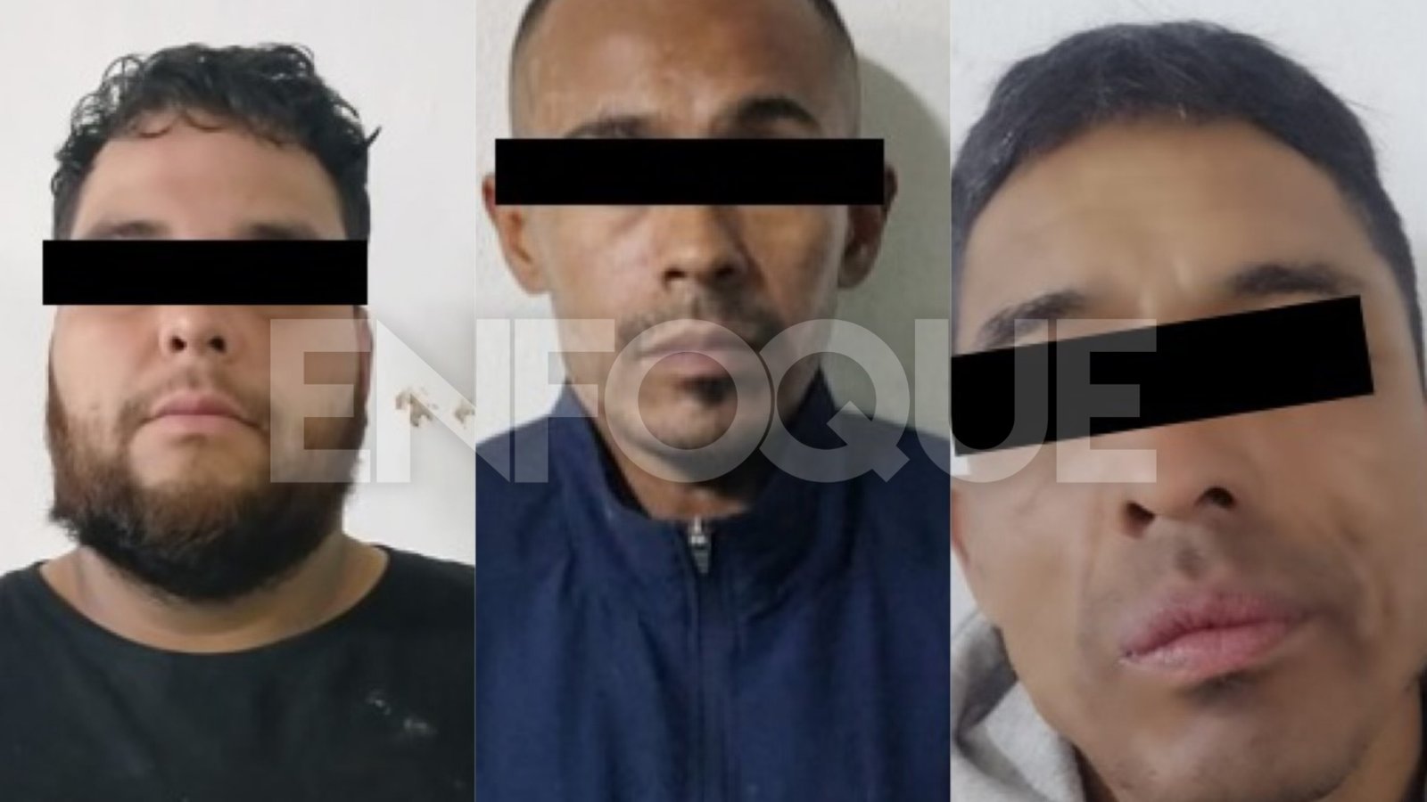 Detienen a tres hombres en Santa Catarina