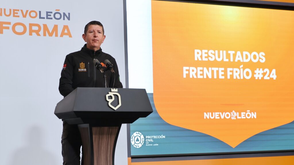 Reporta Protección Civil de Nuevo León saldo blanco en Frente Frío 24