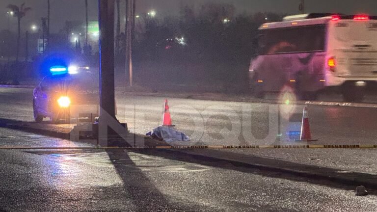 Muere mujer atropellada en Carretera a Laredo