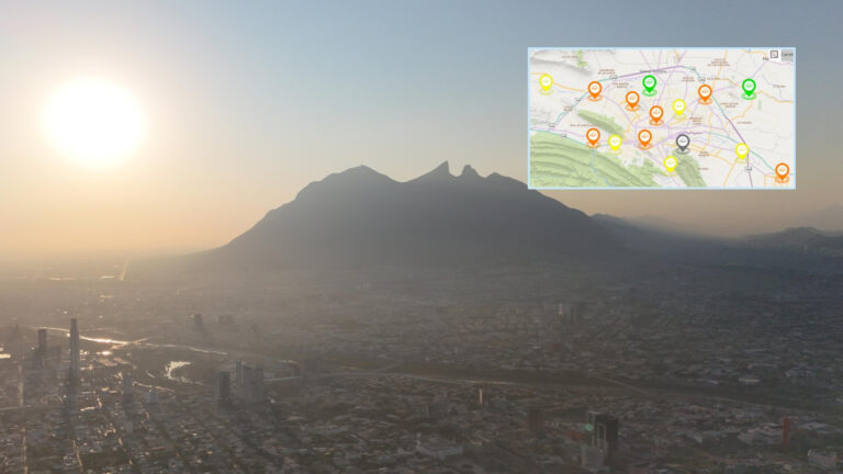 Amanece Monterrey con mala calidad este jueves