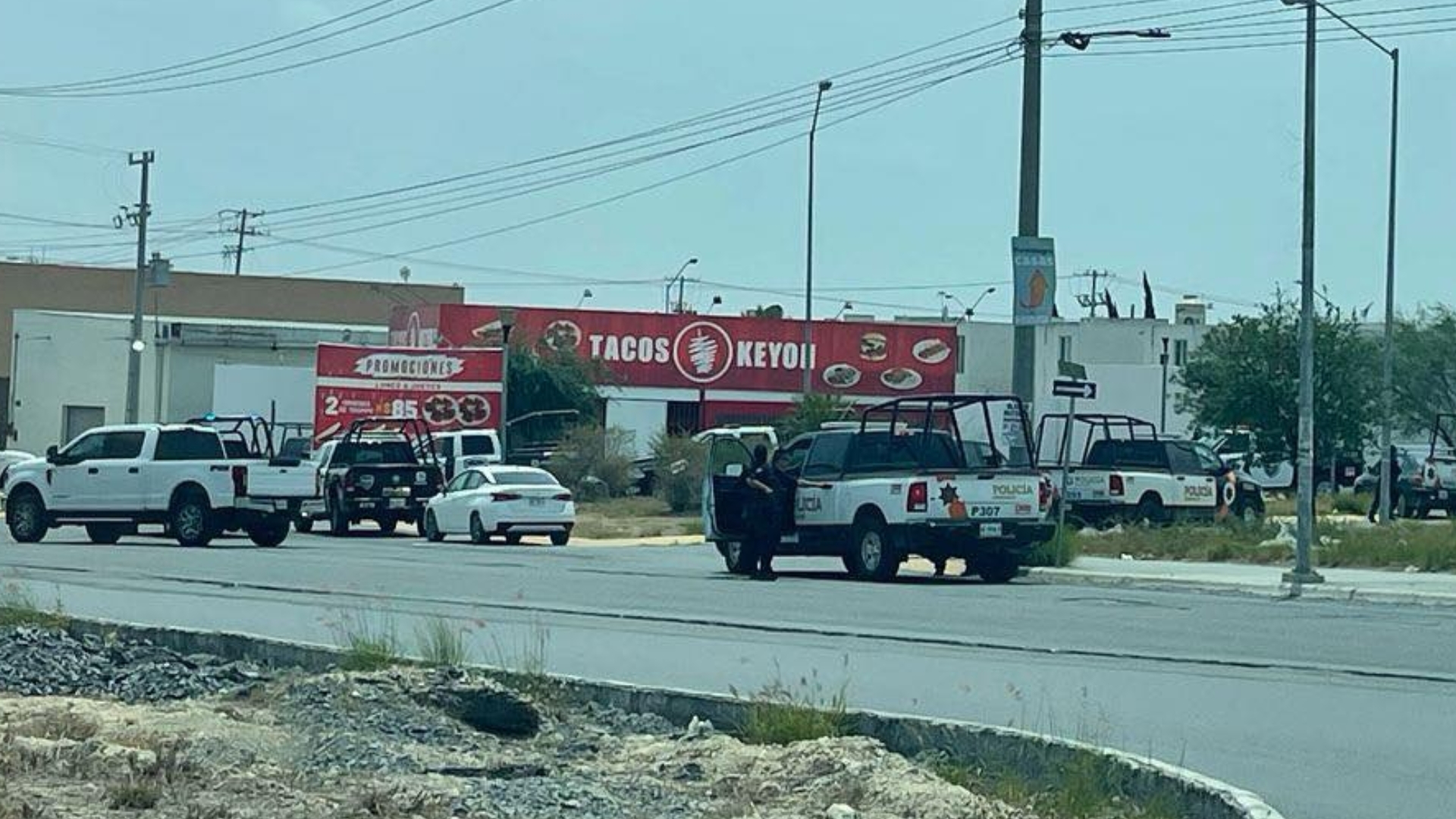 Moviliza enfrentamiento en los limites de Juárez y Apodaca