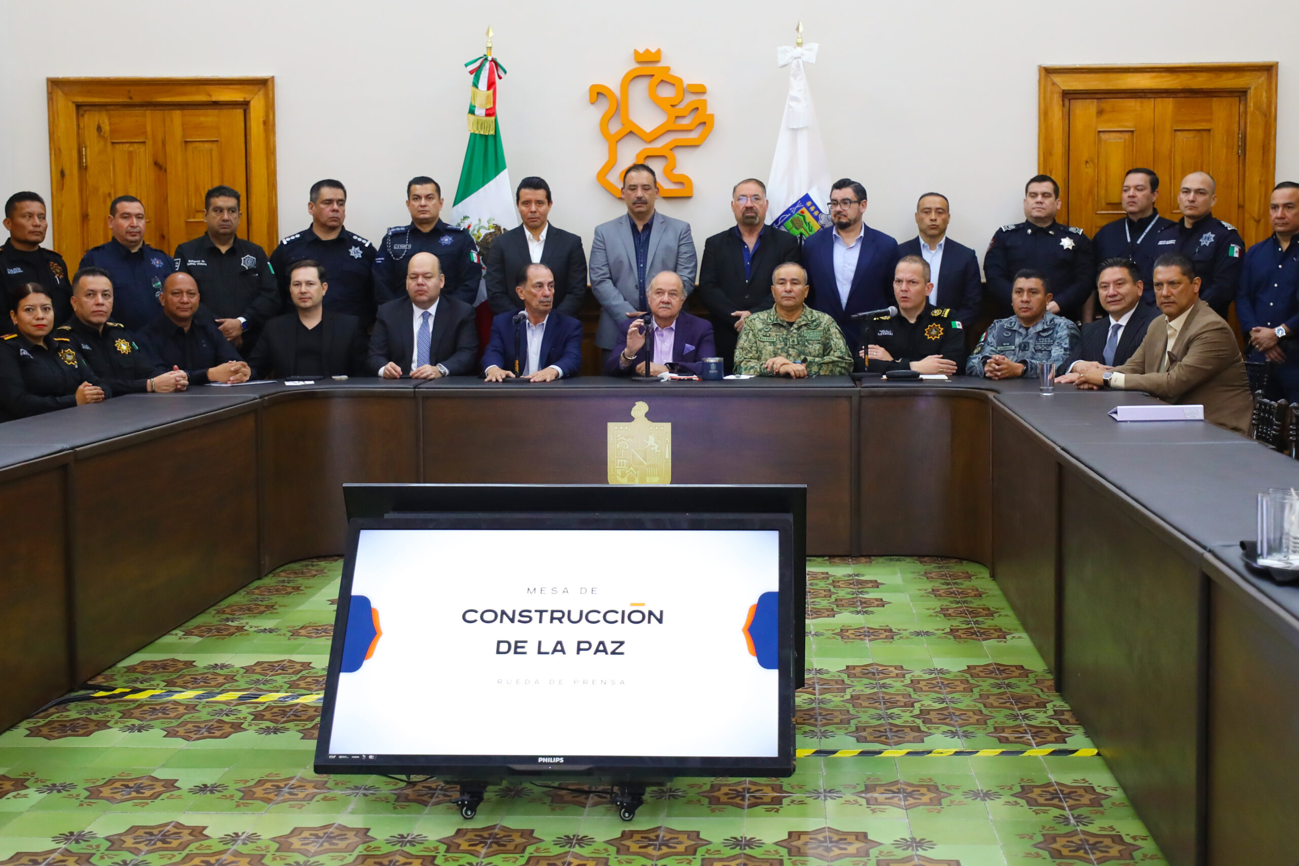 Rueda de Prensa de Mesa de Seguridad Gerardo Escamilla Vargas 001