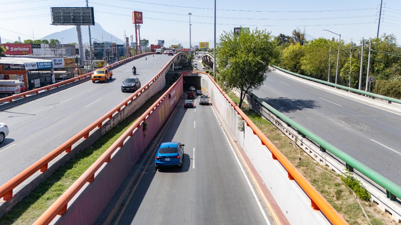 informa Guadalupe cierre parcial del paso deprimido Eloy Cavazos – Las Américas