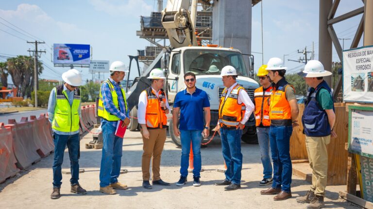 Supervisa Samuel construcción de la Línea 6 , lleva 34% de progreso
