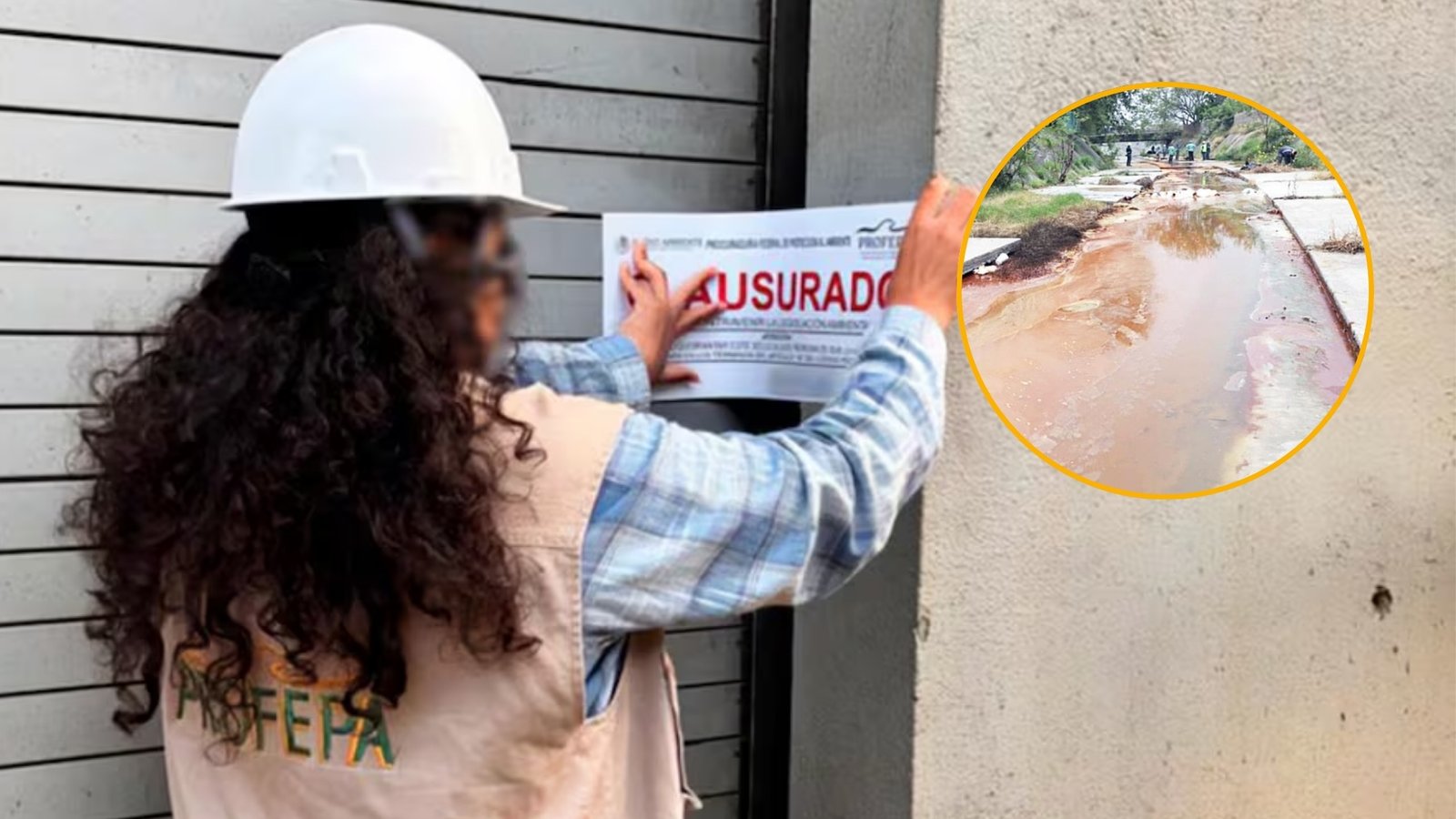 PROFEPA clausura área de Ternium tras derrame en el Arroyo La Talaverna