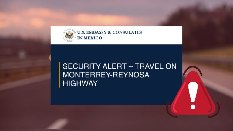 EE.UU. pide evitar autopista Monterrey-Reynosa tras secuestros en NL