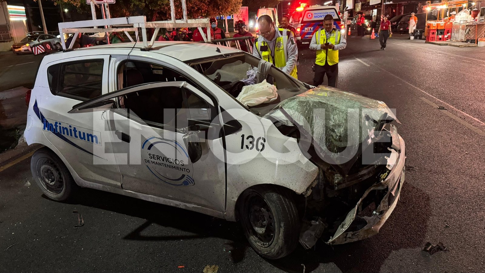 Conductor en estado de ebriedad provoca volcadura en Ruiz Cortines