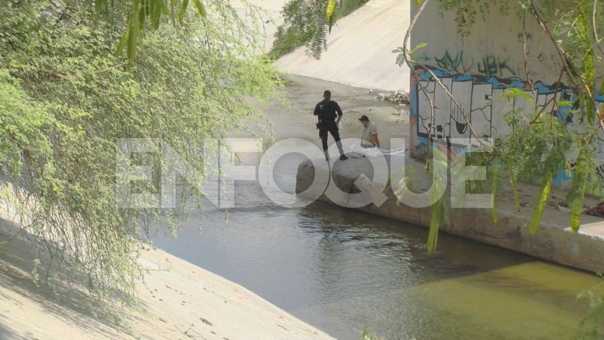 Hallan cabeza humana en arroyo de Apodaca