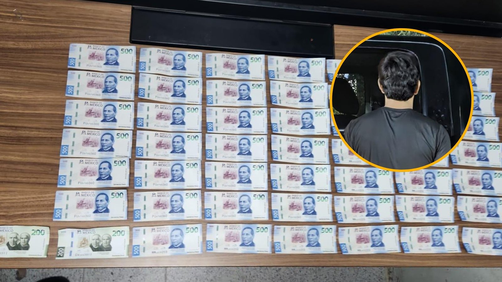 Detienen a menor con 24 mil pesos en billetes falsos en Monterrey