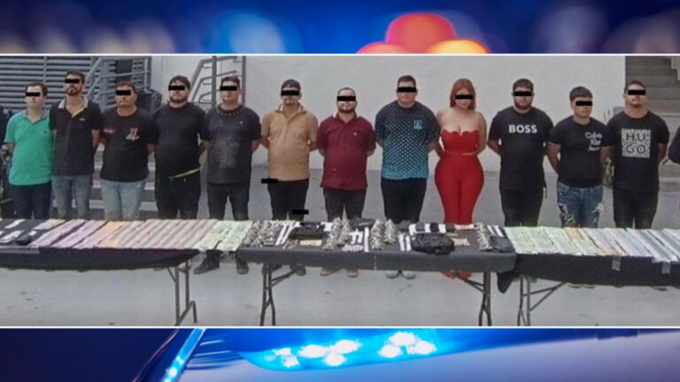 Cae líder criminal y 11 cómplices en operativo en Santiago