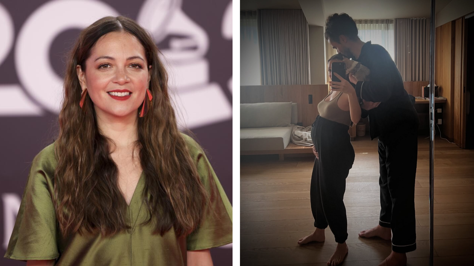 Natalia Lafourcade anuncia con alegría que espera a su primer hijo