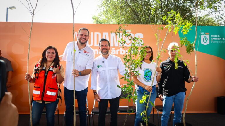 Lanza NL el programa “Ayudamos con más Árboles”