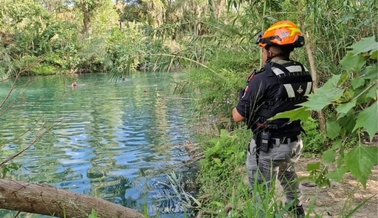 Hombre muere ahogado en el Río Ramos en Montemorelos