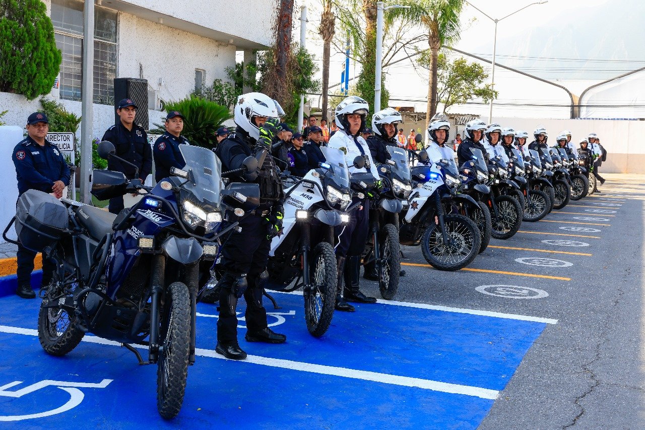 Guadalupe refuerza su seguridad con 50 nuevas motocicletas para Policía y Tránsito