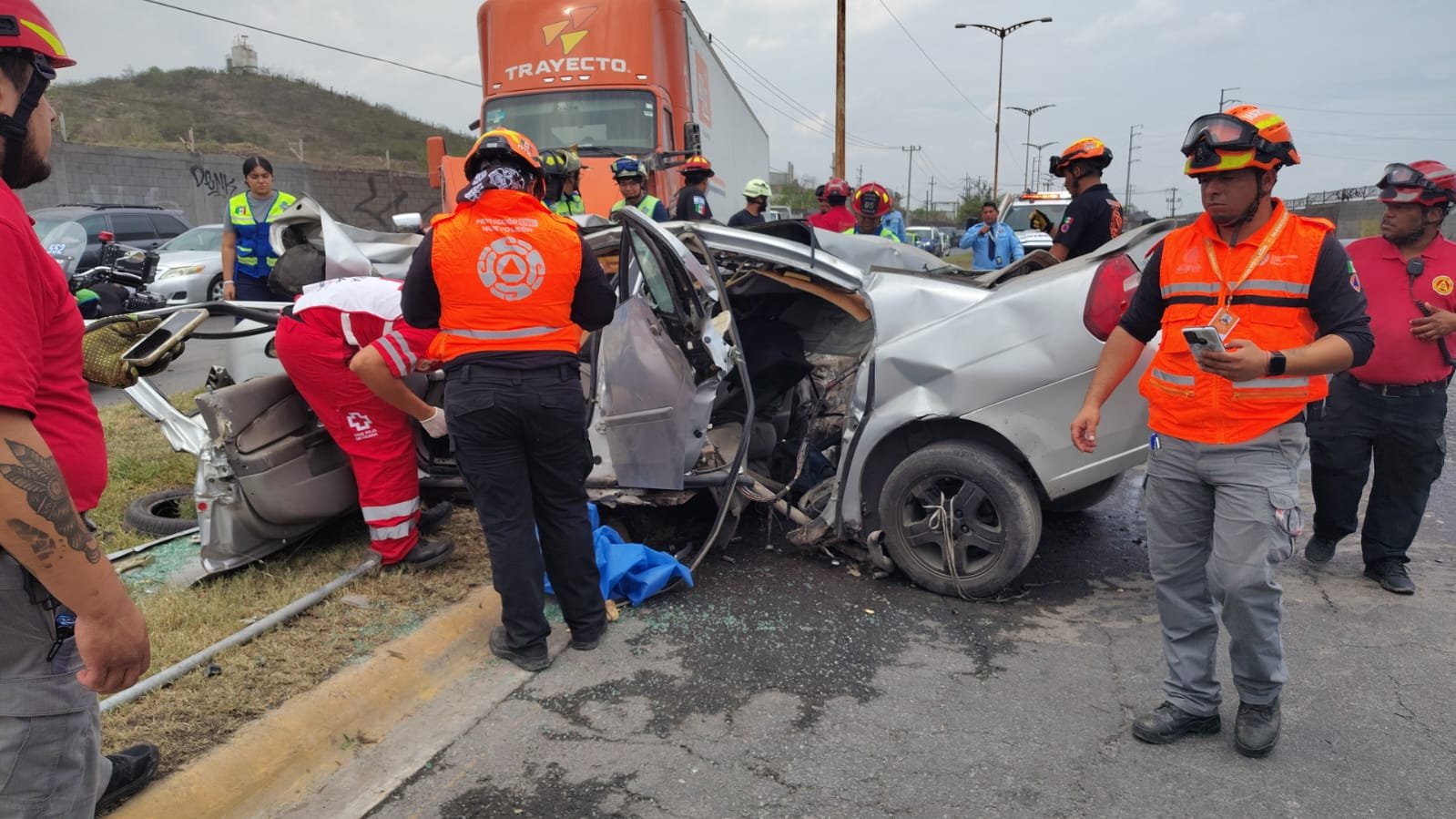 Mueren dos personas tras choque frontal en San Nicolás