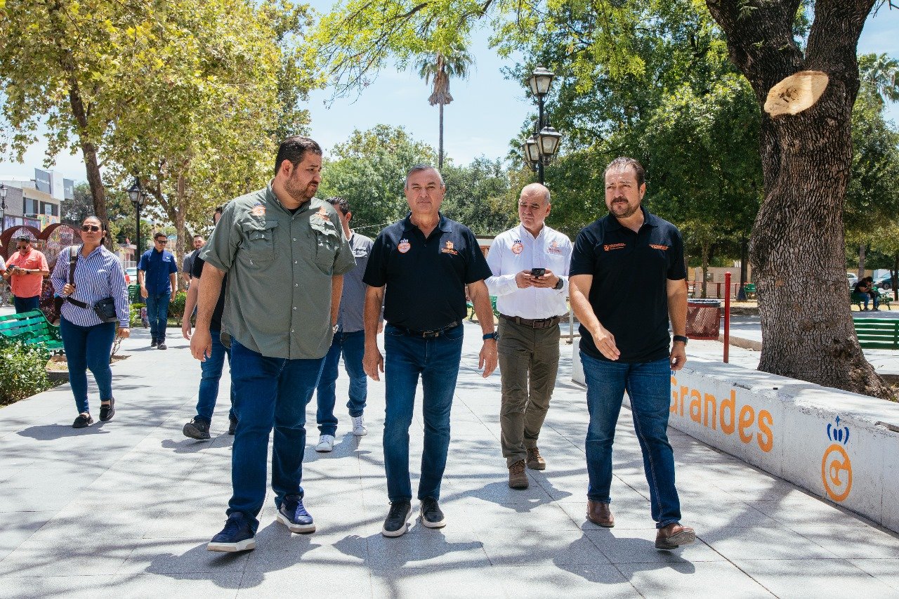 Renuevan Plaza Principal de Guadalupe con más árboles