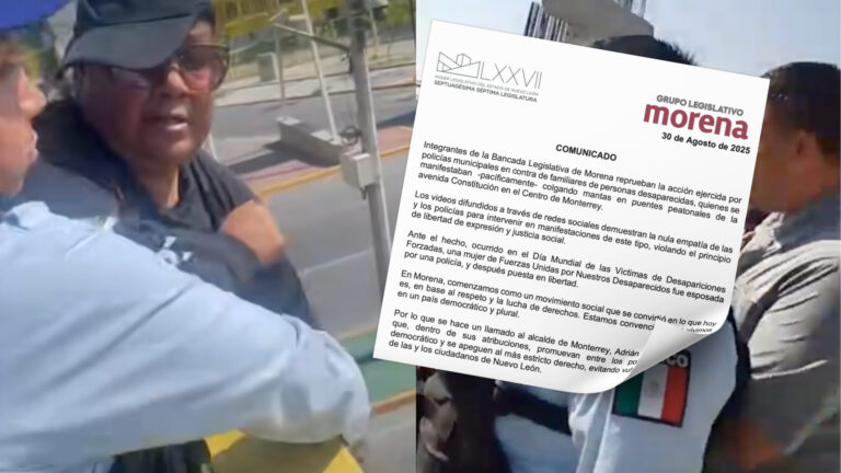 Condena Morena represión a madres buscadoras en NL