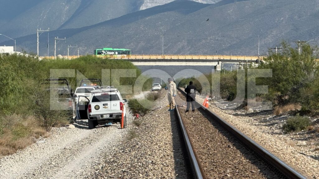 Hallan hombre mutilado en vías del tren en García