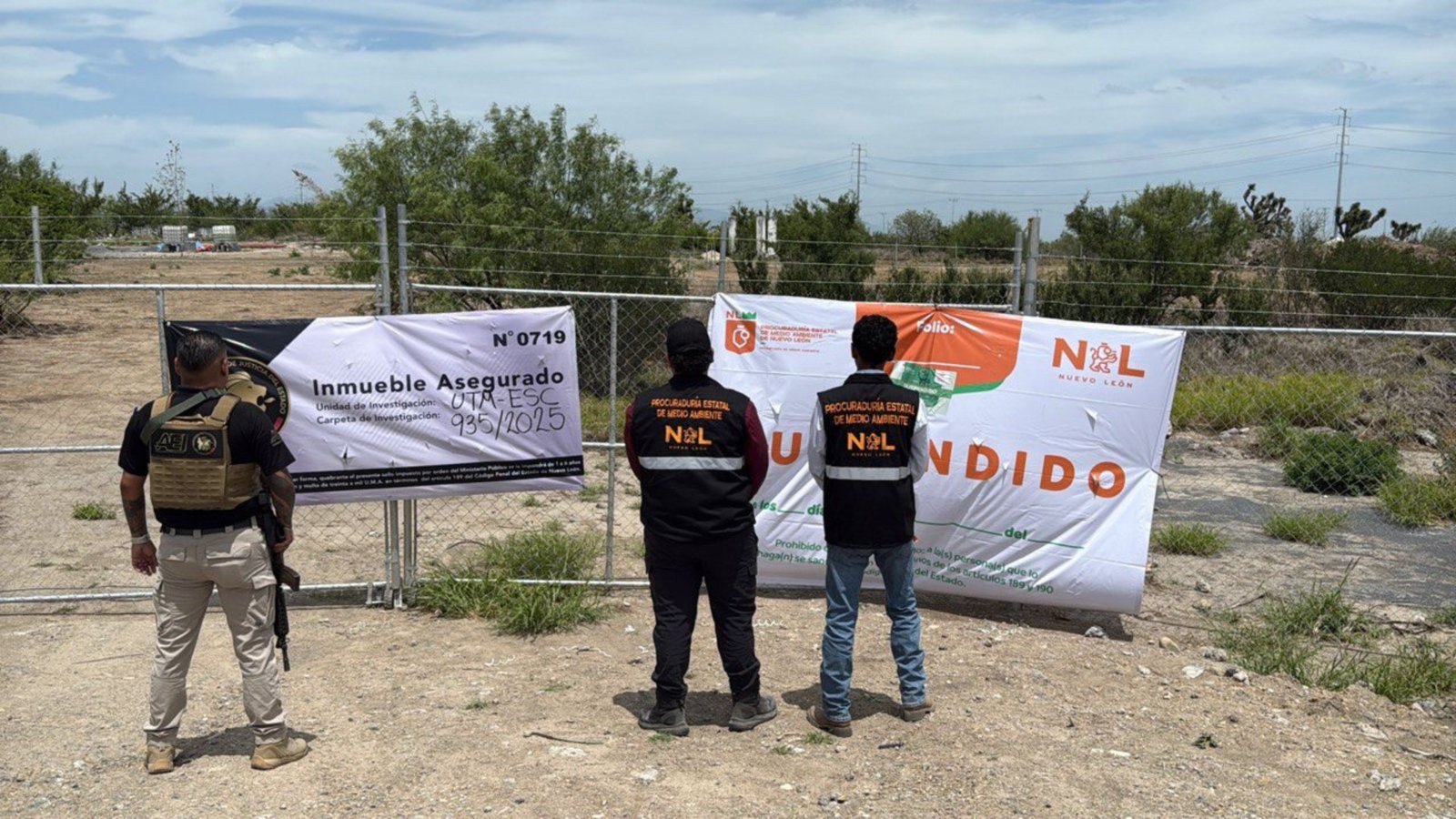 Suspenden desmonte ilegal en Salinas Victoria por daño ambiental