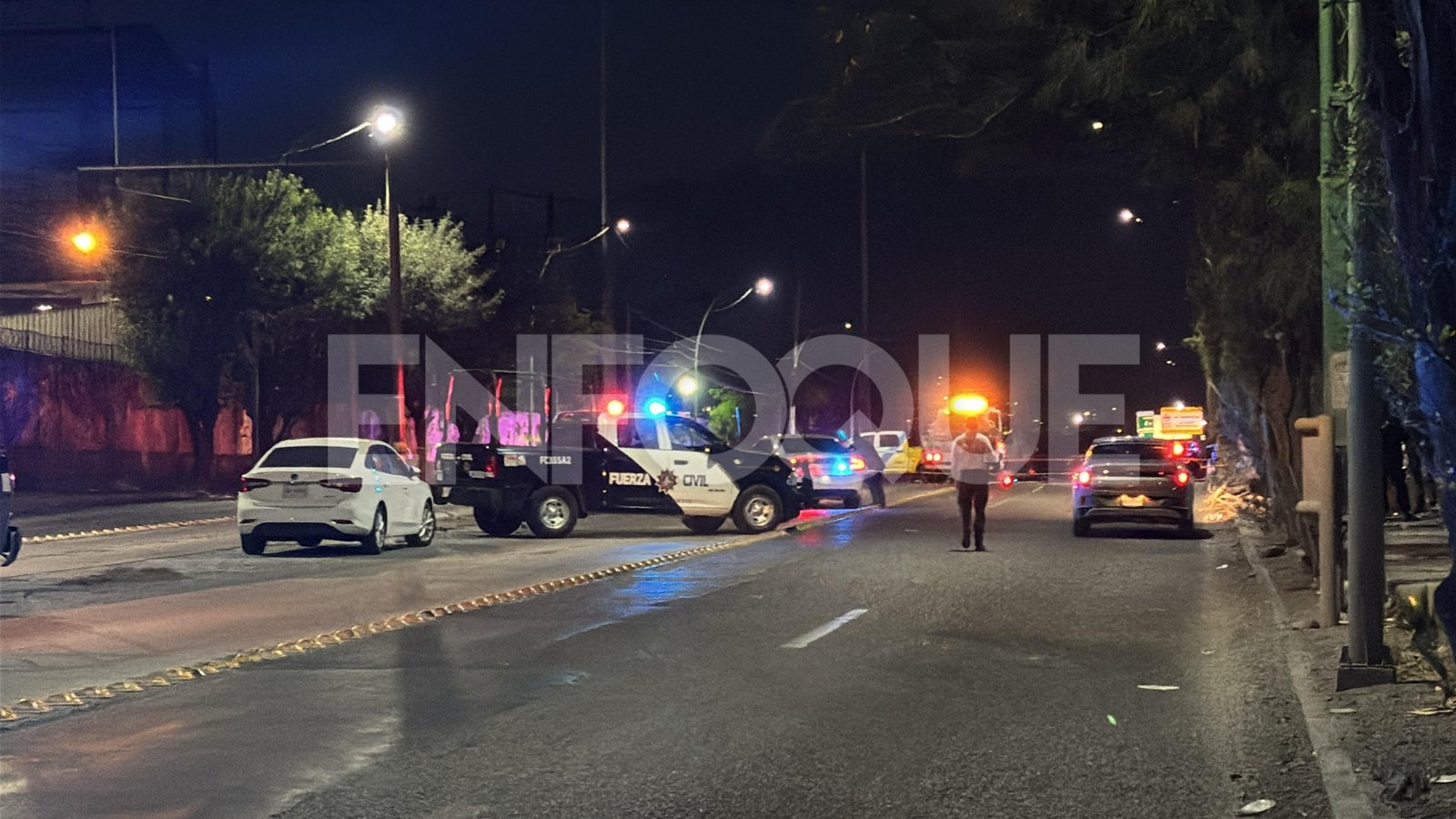 Policía de Fuerza Civil atropella y mata a ciclista; huye tras accidente