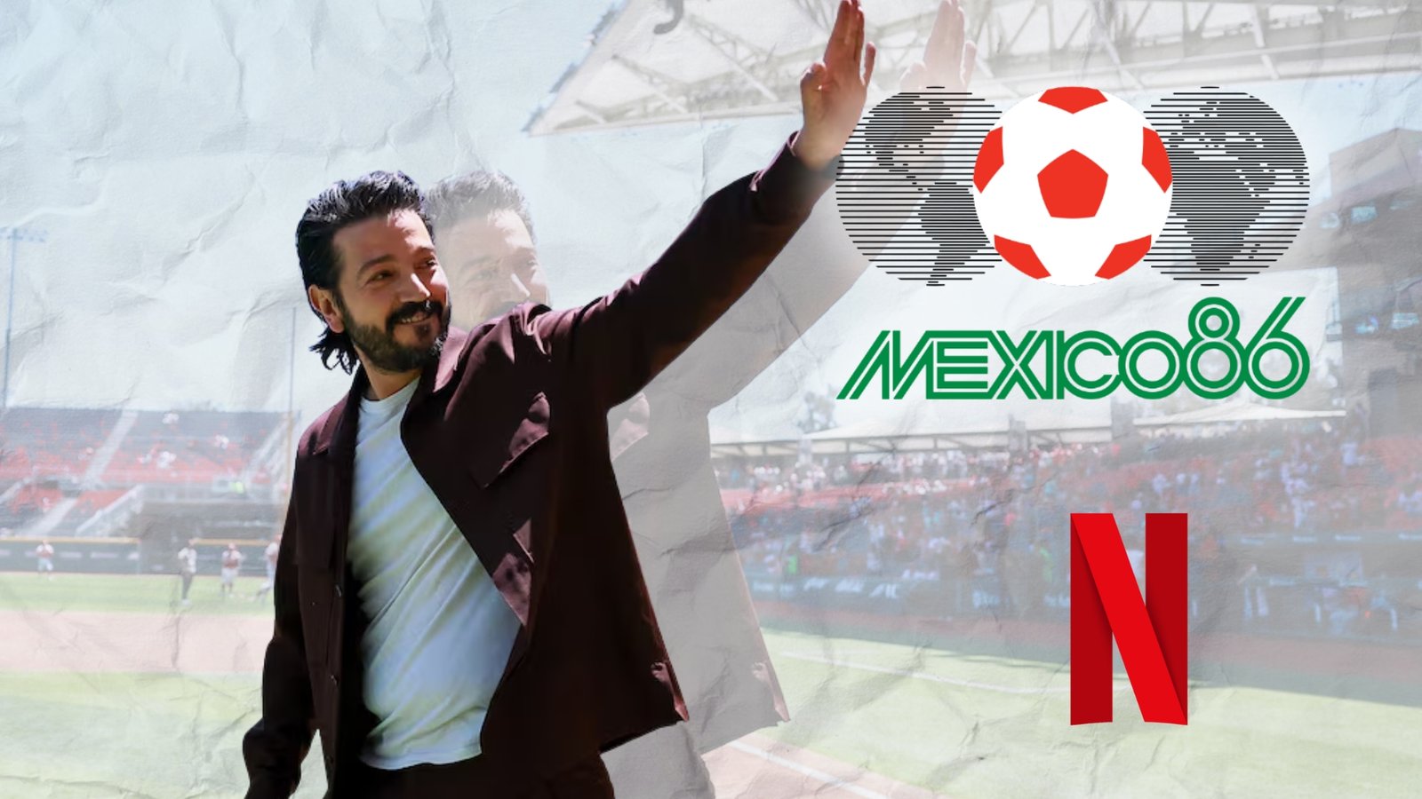 Revivirá Diego Luna nueva cinta de Netflix sobre el Mundial de 1986