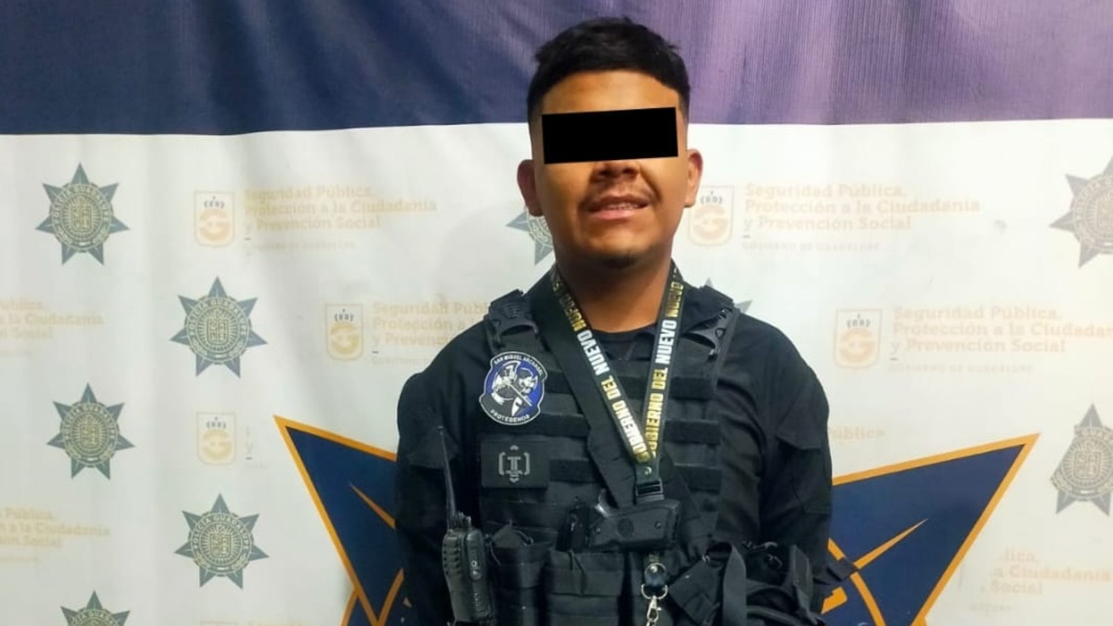 Detienen a hombre que se hacía pasar por policía en Guadalupe