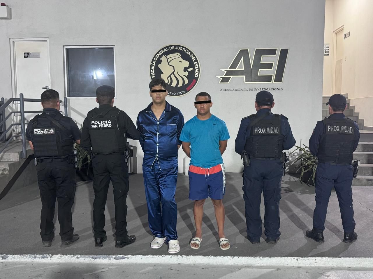 Caen dos venezolanos extorsión telefónica y robos en San Pedro