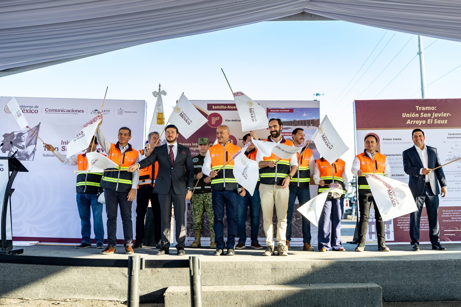 Inicia construcción del Tren del Norte en Nuevo León