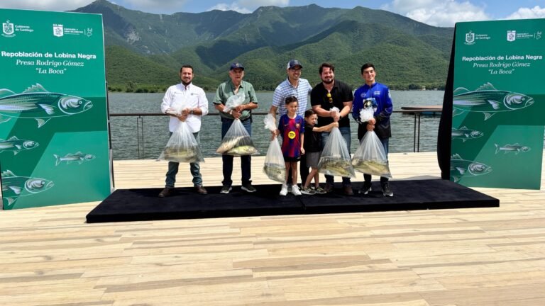 Liberan lobina negra en Presa de La Boca para fortalecer la pesca deportiva en Nuevo León