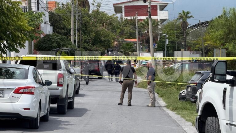 Asesinan a balazos a hombre en la colonia Lomas Altas de Santa Catarina