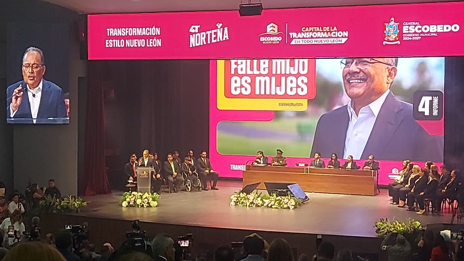 Presenta Andrés Mijes Cuarto Informe de Gobierno