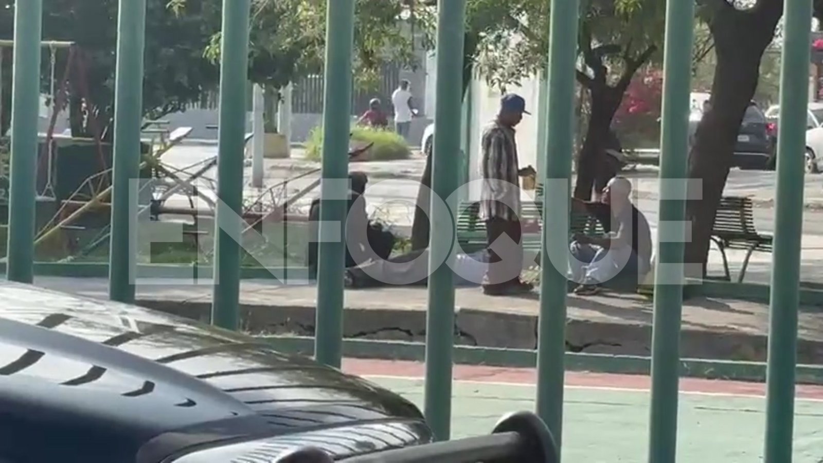 Hombre resulta herido tras ataque en plaza pública de la colonia Garza Nieto