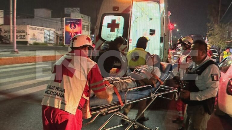 Paramédicos auxiliaron al menor herido