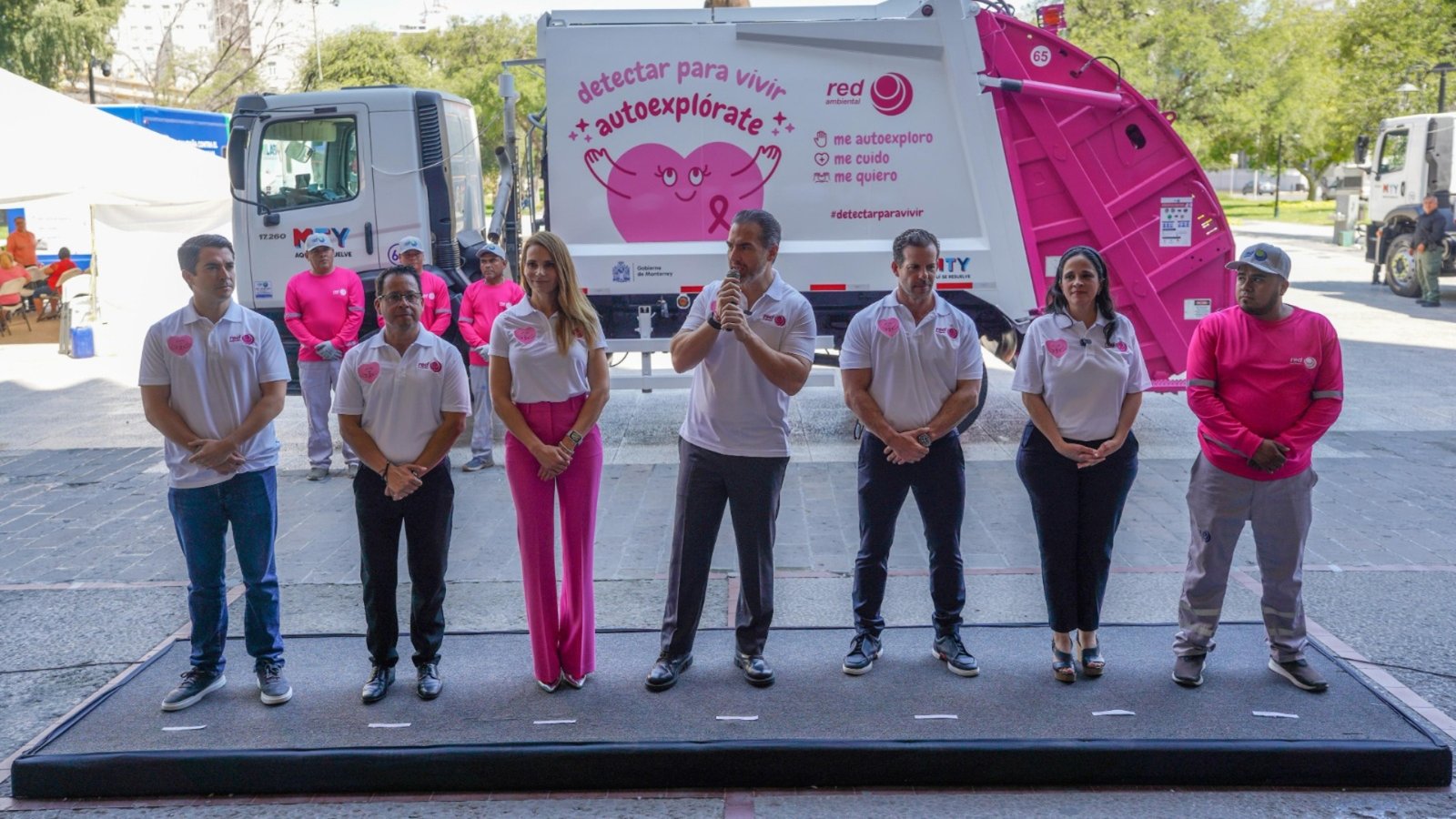 Inicia Monterrey la “Campaña Rosa” contra el cáncer de mama