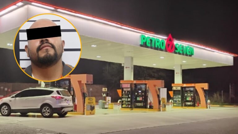 Empleado amenaza a mujer con cuchillo por querer cargas gasolina en Santiago