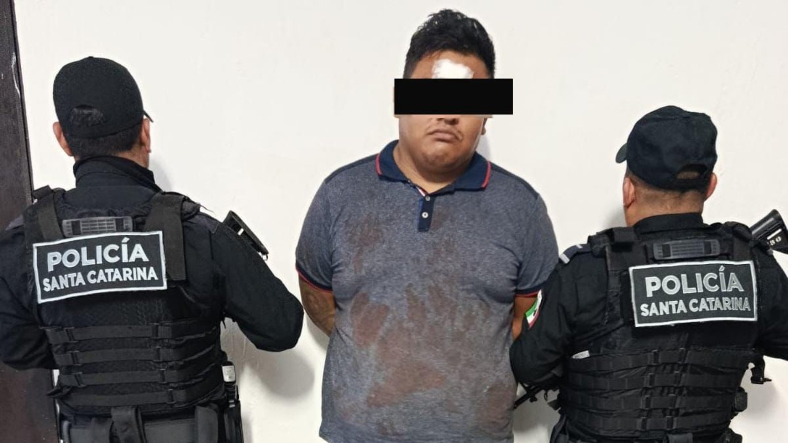 Detienen a presunto responsable de homicidio en Santa Catarina