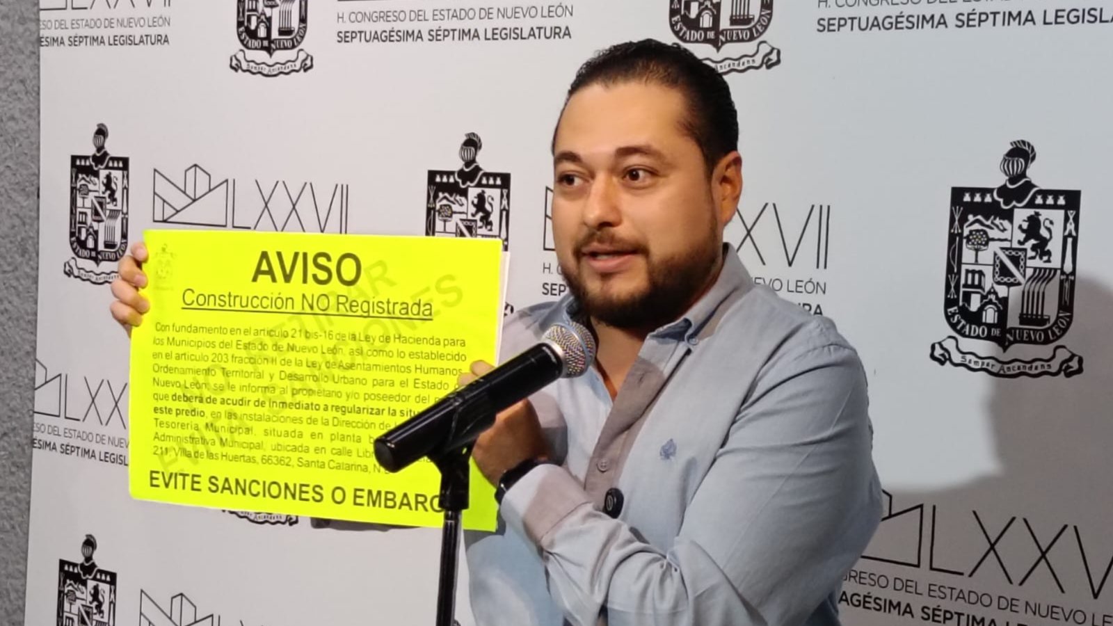 Acusa Lechuga a Nava de ejercer “terrorismo fiscal” en Santa Catarina