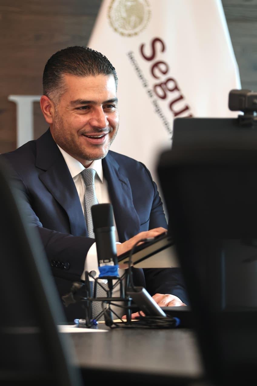 Omar García Harfuch destaca reducción de homicidios en Nuevo León