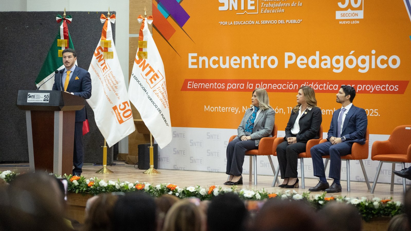 Destaca Samuel liderazgo educativo durante Encuentro Pedagógico del SNTE