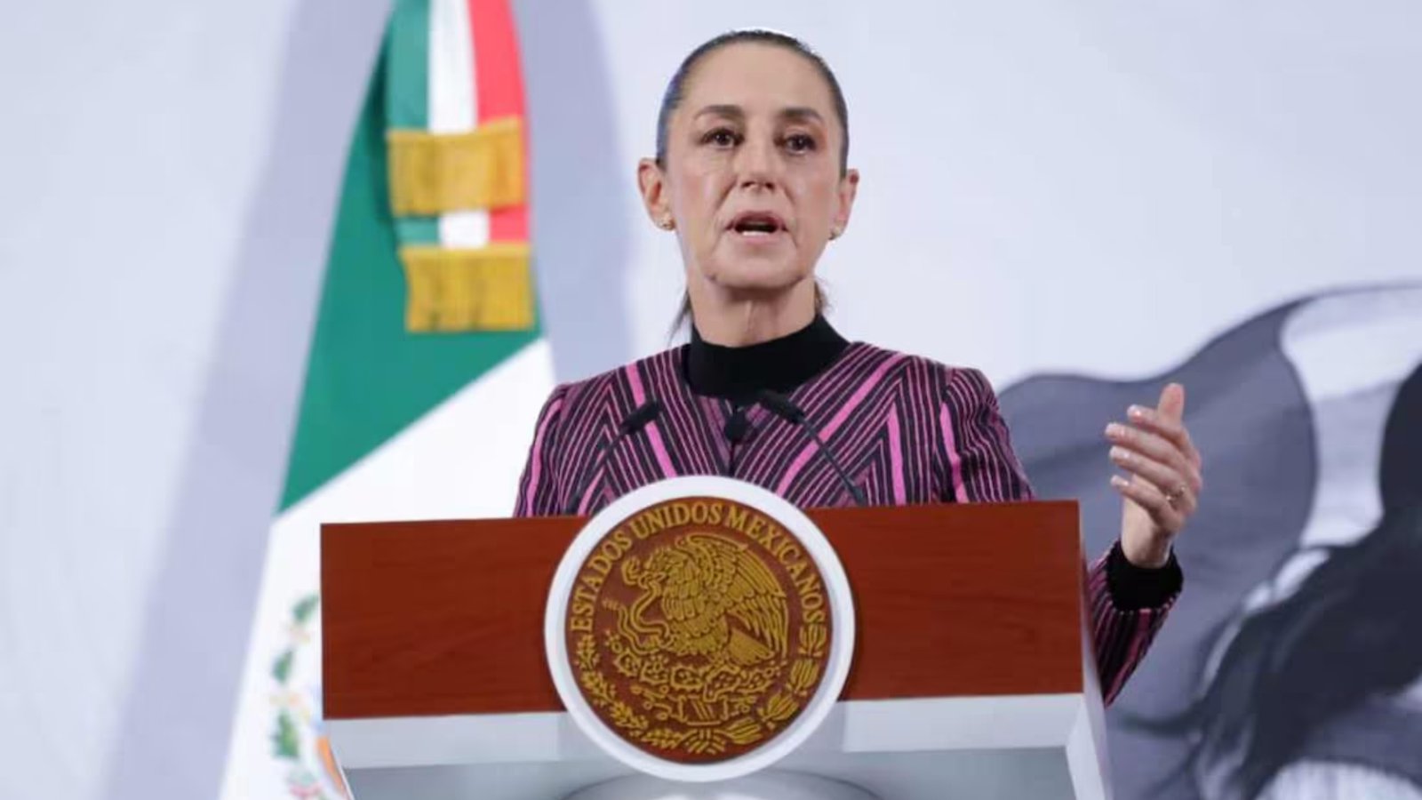 Vallas metálicas de tres metros instaladas frente al Palacio Nacional ante manifestacione