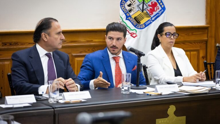 Samuel García en Sesión del Consejo Nuevo León