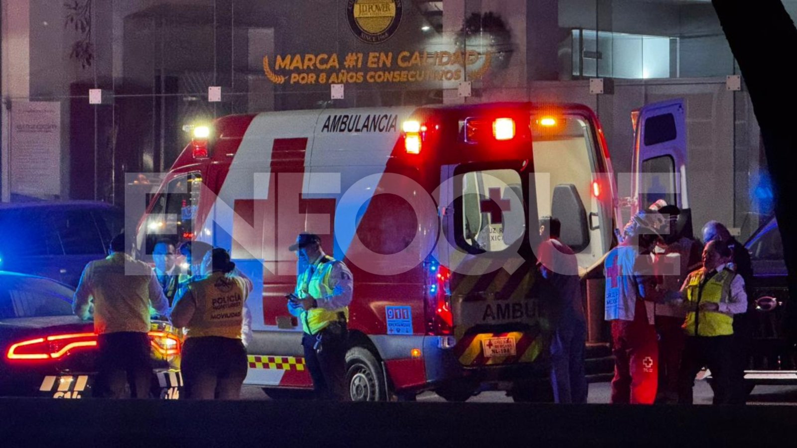 Oficial atropellada en operativo Anti Alcohol Monterrey.