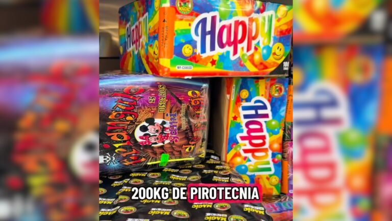 Asegura Apodaca vehículo con 200 kilos de pirotecnia