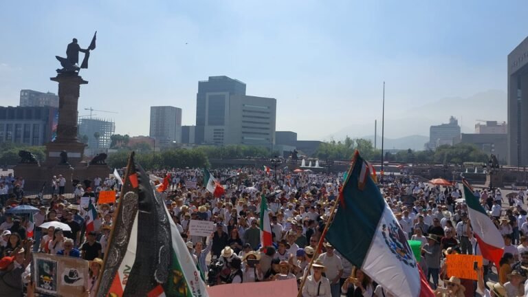 marcha de la Generación Z en Monterrey
