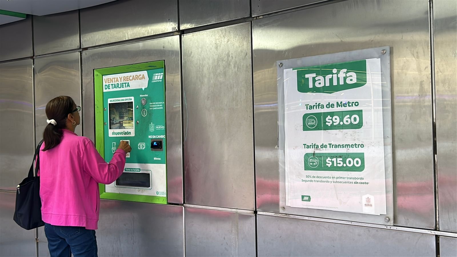 Aumenta tarifa del metro y camiones urbanos en Monterrey Noviembre 2025