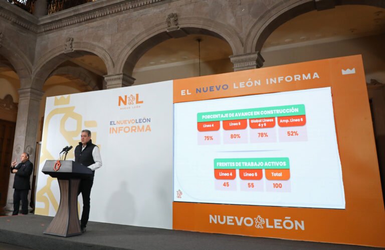 01 LÍNEAS 4 Y 6 DEL METRO AVANZAN CON PASO FIRME 78� DE PROGRESO EN LA OBRA